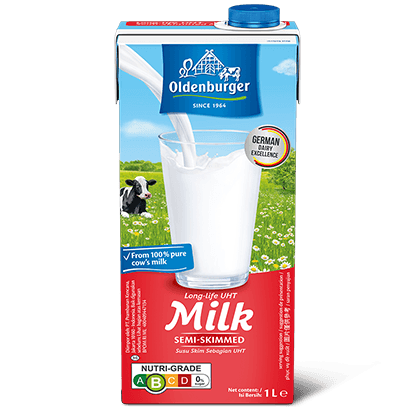 Oldenburger Semi-skimmed milk 1.5%, UHT long-life, 1L