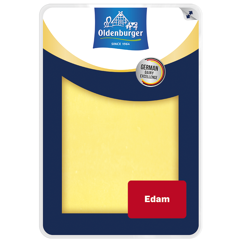 Oldenburger Edam 40% fat i.d.m., slices, 200g