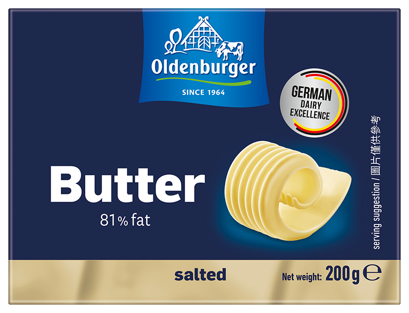 Oldenburger Butter salted, 200g