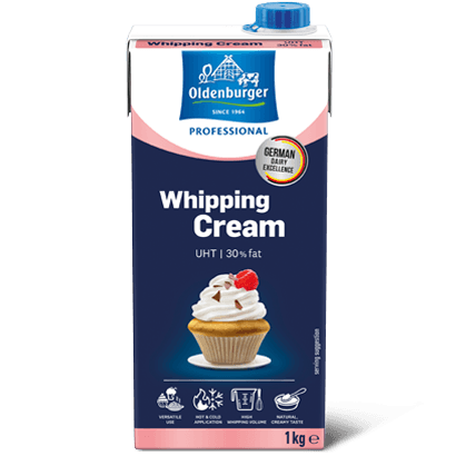 Oldenburger Whipping Cream 30% fat, UHT, 1kg