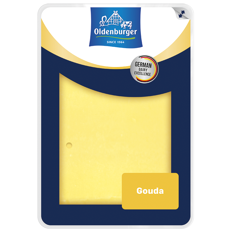Oldenburger Gouda 48% fat i.d.m., slices, 200g